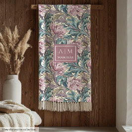 Warm Morris inspiriert Pimneldecke Fleecedecke