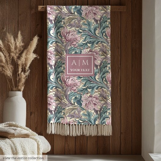 Warm Morris inspiriert Pimneldecke Fleecedecke