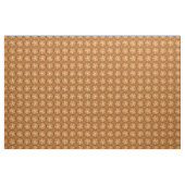 Warm Mustard Floral Tile - Combed Cotton Fabric Stoff (Yard (91,4 cm))