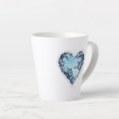 Warm my icy heart, personalisiert milchtasse (Rechte Ecke)