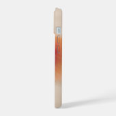 Warm Neutral Abstract Floral Phone Case iPhone 15 Hülle (Linke Seite)