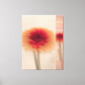 Warm Neutral Abstract Floral Wall Decor Leinwanddruck (Vorderseite)