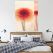 Warm Neutral Abstract Floral Wall Decor Leinwanddruck (Insitu (Schlafzimmer))