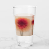 Warm Neutral Abstract Glass Cup Glas (Rückseite)