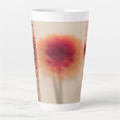 Warm Neutral Abstract Latte Mug Milchtasse (Vorderseite)