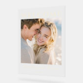 Warm Neutral Modern Photo Acrylschild (Winkel)