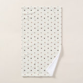 Warm Neutral Polka Dot Baby Towel Set (Handtuch)