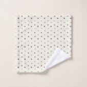 Warm Neutral Polka Dot Baby Towel Set (Waschlappen)