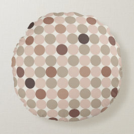 Warm Nordic Circles Round Decorative Pillow Rundes Kissen