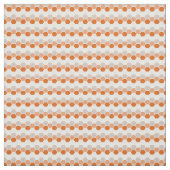 Warm Orange Geometric Hex Hexagram Stoff (Muster)