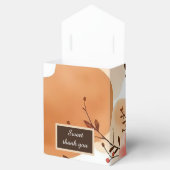 Warm Peach Boho Florals Geschenkschachtel (Geöffnet)