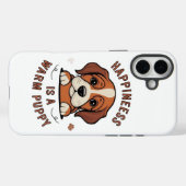 Warm Puppy Joy Case-Mate iPhone Hülle (Rückseite (Horizontal))