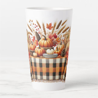 Warm Red and Orange Farmhouse Thanksgiving Milchtasse