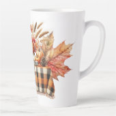 Warm Red and Orange Farmhouse Thanksgiving Milchtasse (Rechts)