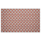 Warm Retro Petal Bloom Pattern Stoff (Fat Quarter (45,7 x 55,9 cm))