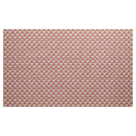Warm Retro Petal Bloom Pattern Stoff (Yard (91,4 cm))