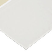 Warm rosa Gelbgrün abgerundeter Streifen Abstrakte Tischdecke (Schrägansicht)