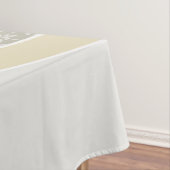 Warm rosa Gelbgrün abgerundeter Streifen Abstrakte Tischdecke (Beispiel)