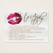 Warm-rosa Glitzer Lippen 2 - Anwenden - Satin (Vorderseite)