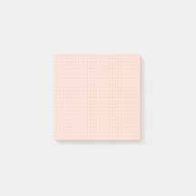 Warm-rosa Punktgitter - Post-it-Notizen