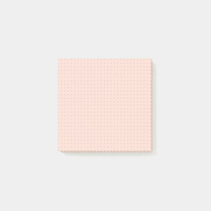 Warm-rosa Punktgitter - Post-it-Notizen Post-it Klebezettel