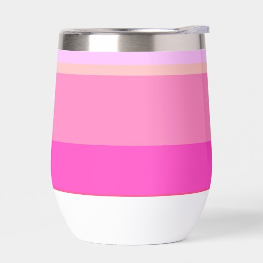 Warm-rosa Streifen (Links)