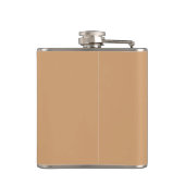 Warm Sand Custom Flask Geschenk Flachmann (Rückseite)