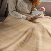 Warm Sandstone Flow Sherpa Blanket Sherpadecke