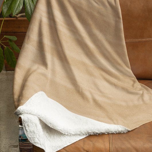 Warm Sandstone Flow Sherpa Blanket Sherpadecke