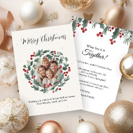 Warm Smiles Christmas Einladung