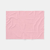 Warm Solid Pink Fleecedecke (Vorderseite (Horizontal))