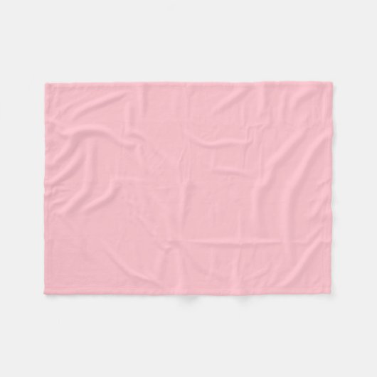 Warm Solid Pink Fleecedecke (Vorderseite (Horizontal))
