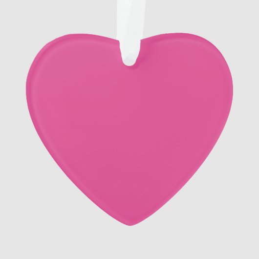 Warm Solid Pink Ornament (Rückseite)