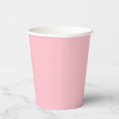 Warm Solid Pink Pappbecher (Rechts)