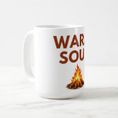 Warm Soul Minimal Fire Mug Kaffeetasse (Vorderseite Links)