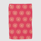 Warm Spring Daisy Golfhandtuch (Vorderseite)