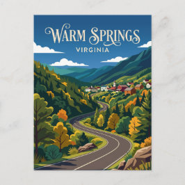 Warm Springs USA Postkarte