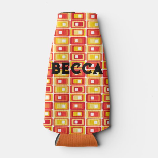 Warm Stacked Rectangles  Flaschenkühler (Vorderseite)