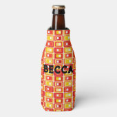 Warm Stacked Rectangles  Flaschenkühler (Flaschenvorderseite)