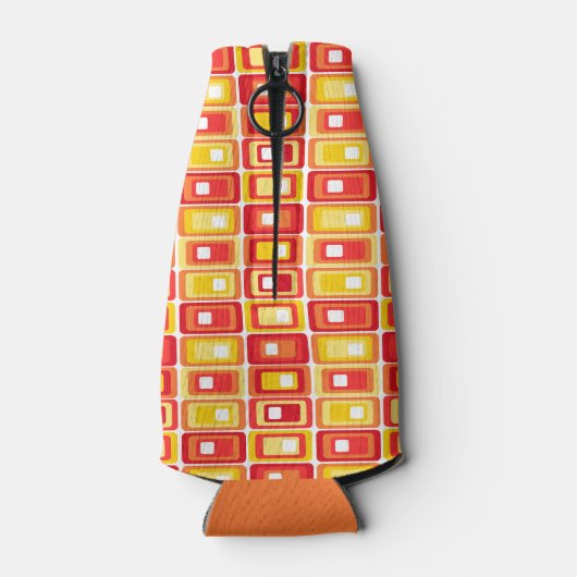 Warm Stacked Rectangles  Flaschenkühler (Rückseite)