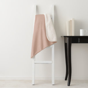 Warm Taupe Sherpa Blanket für ultimativen Komfort Sherpadecke