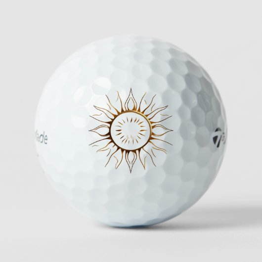 "Warm Texture" Golfball (Vorderseite)