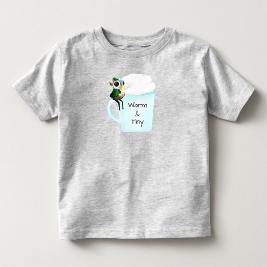 Warm & Tiny Eclipse Das Tiny Dragon Cocoa Shirt (Vorderseite)