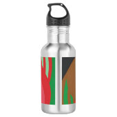 Warm Tones Contemporary Water Bottle Edelstahlflasche (Rückseite)