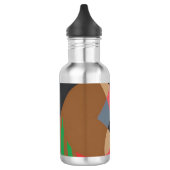 Warm Tones Contemporary Water Bottle Edelstahlflasche (Links)