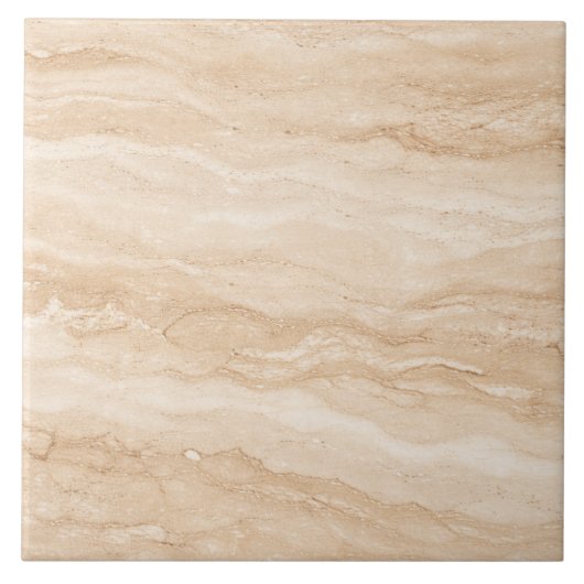 Warm Travertine Stone – Premium Ceramic Tile Fliese (Vorderseite)
