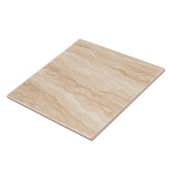 Warm Travertine Stone – Premium Ceramic Tile Fliese (Seite)