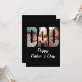 Warm und emotionale benutzerdefinierte Foto Vater Karte (Vorderseite/Rückseite Beispiel)