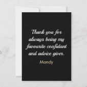 Warm und emotionale benutzerdefinierte Foto Vater  Karte (Rückseite)