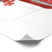 Warm und gemütlich bleibe poster (Ecke)